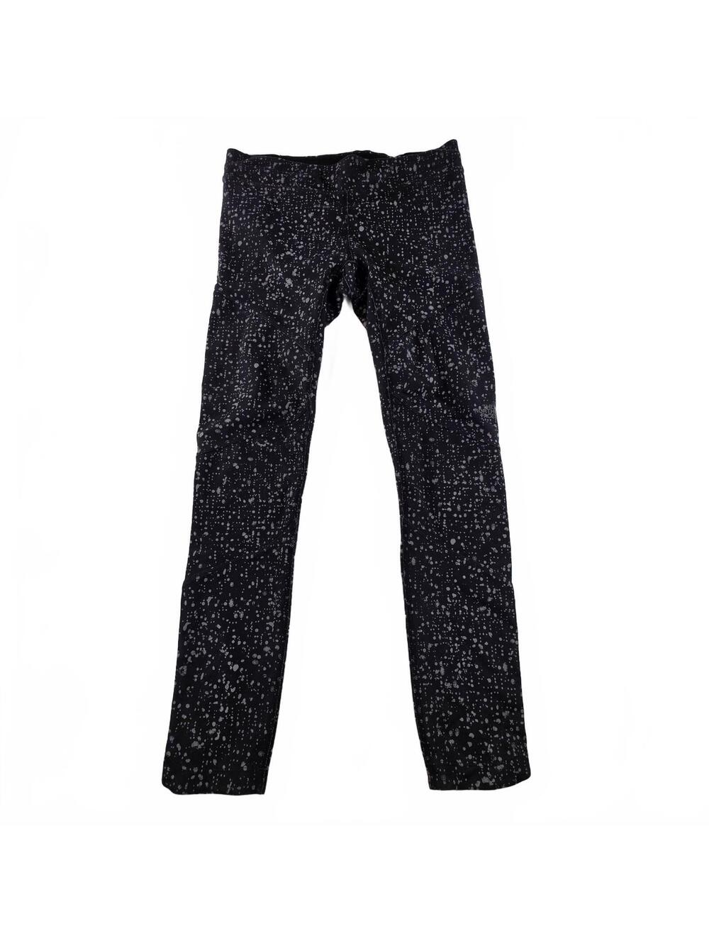 The North Face Womens FlashDry Leggings M Black Speckled Activewear